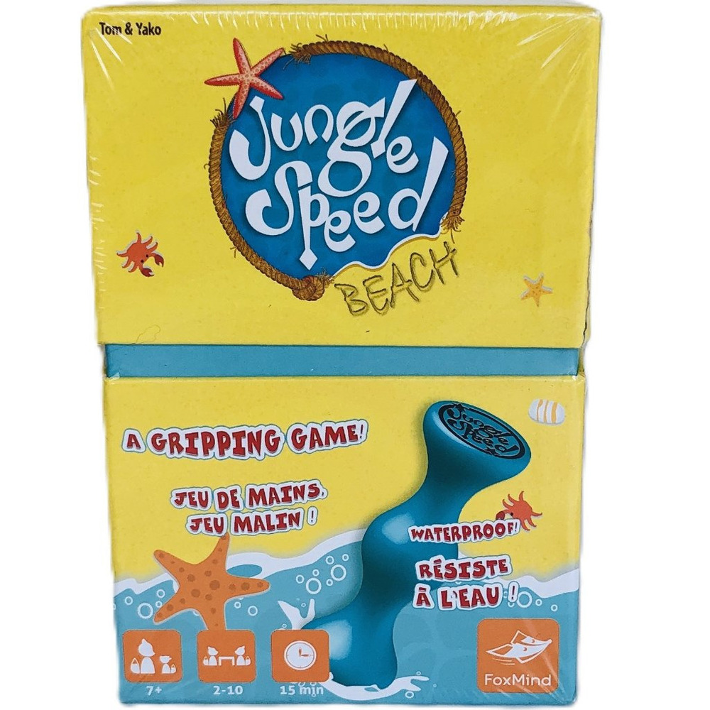 New in Box-Jungle Speed Beach-Waterproof Game Pieces